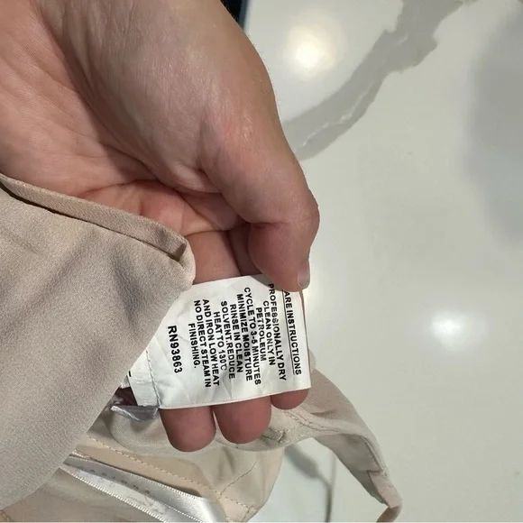 HAYLEY PAIGE OCCASIONS BLUSH Corset V-Neck BRIDESMAID PARTY FORMAL DRESS GOWN - Picture 11 of 14